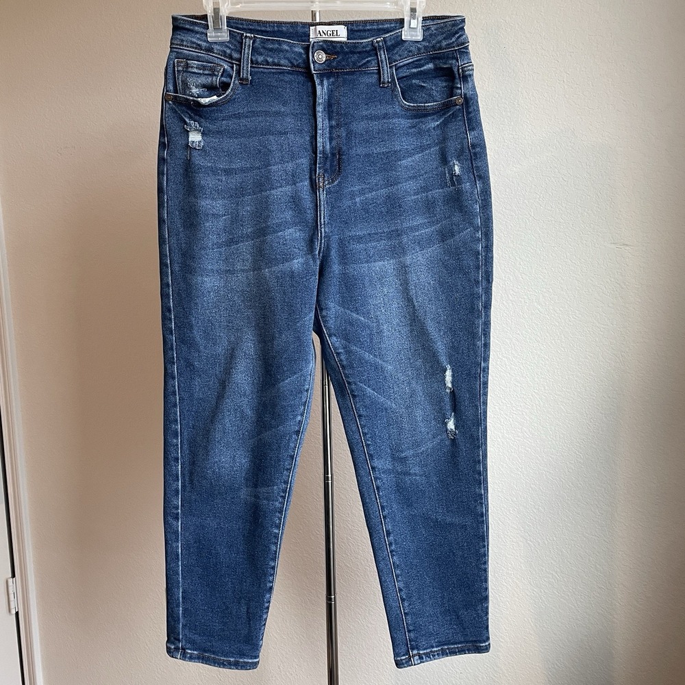 Angel Designed In Los Angeles Blue Denim Cotton Jeans Women's Size 11